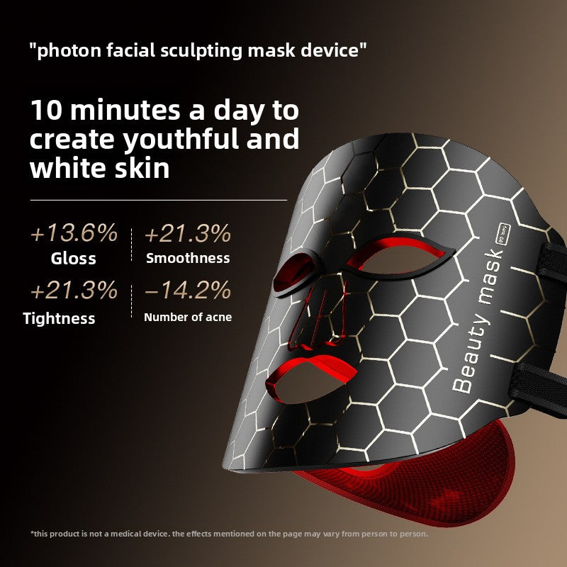 Red Light Therapy for Face, Portable LED Face Mask