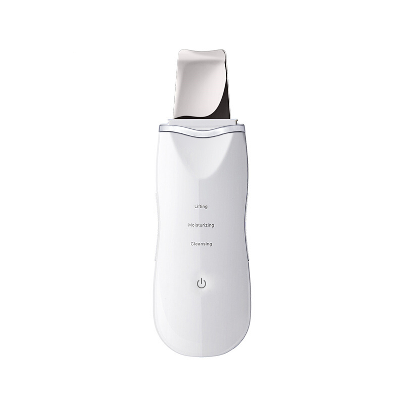 Ultrasonic Skin Spatula Face Blackhead Remover Scraper for Deep Cleansing, Portable and Rechargeable Pore Scrubber