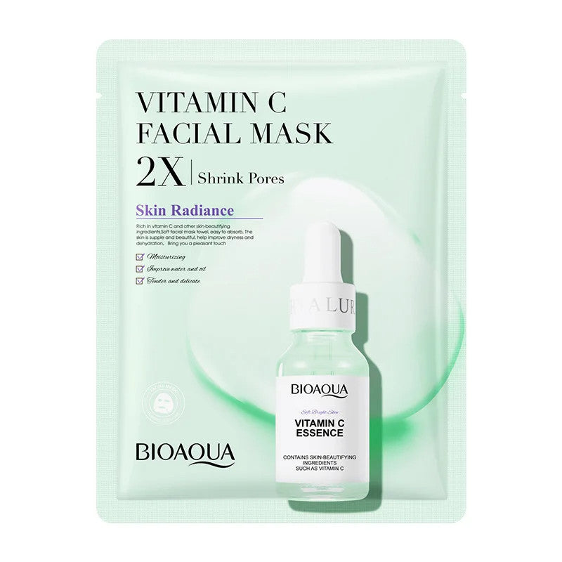 Facial Sheet Face Mask Variety Set Classic Authentic Korean Moisturizing Skincare (20-Pack)