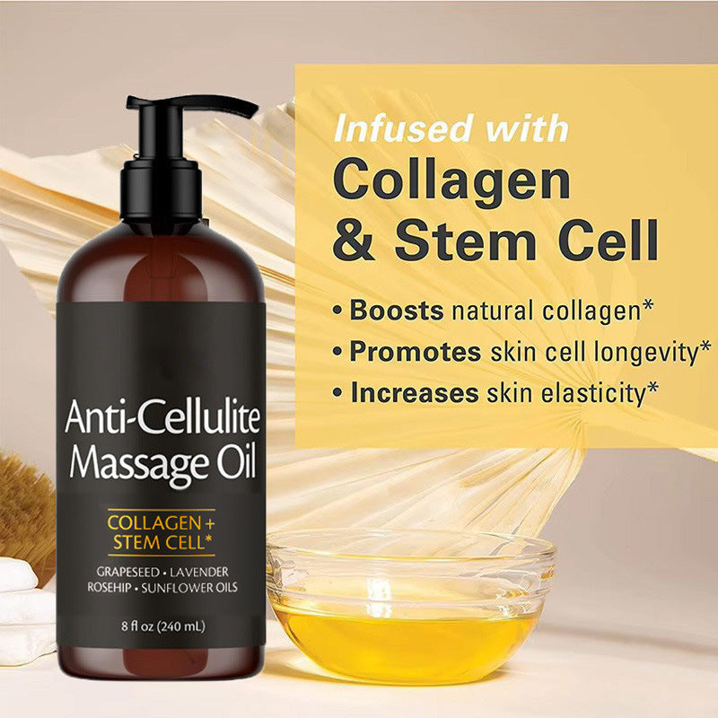 Anti Cellulite Massage Oil Body, Firming Body Massage Oil for Full Body