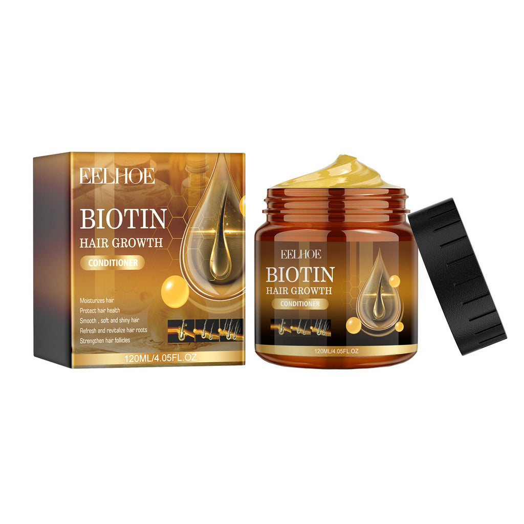 Biotin Hair Growth Serum Spray, Thickening Herbal Serum with Ginger Root Oil