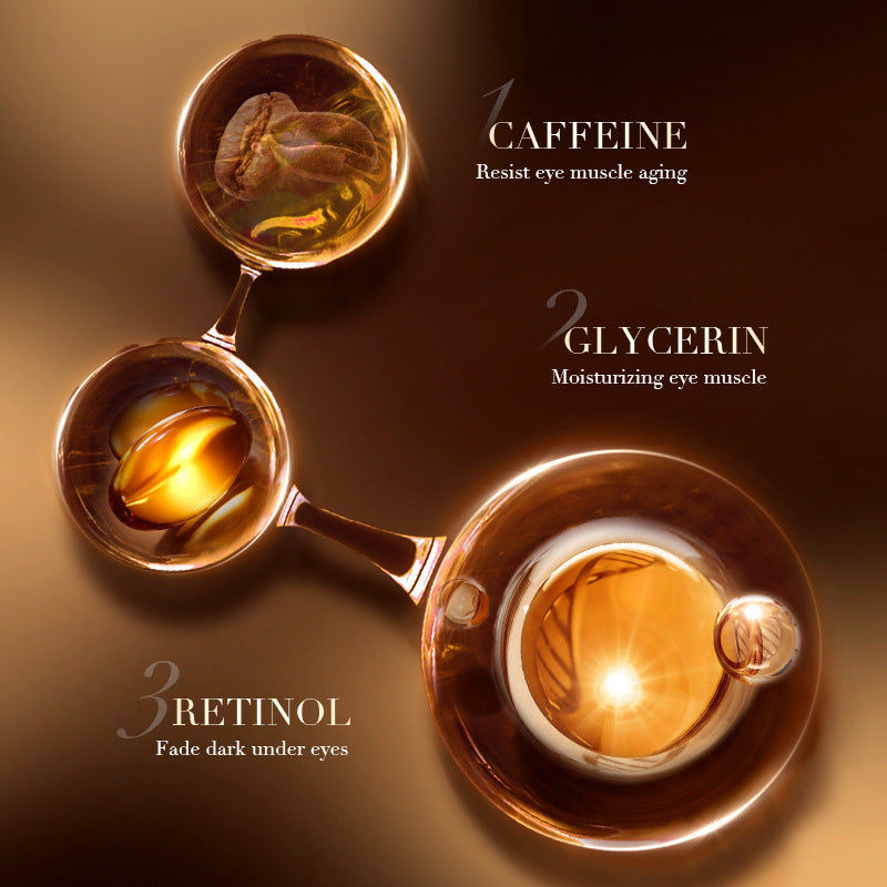 Caffeine Retinol Eye Cream, Under Eye Cream and Eye Serum for Dark Circles, Puffiness, Eye Bags, Wrinkles and Fine Lines