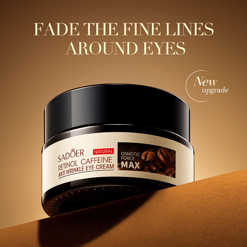 Caffeine Retinol Eye Cream, Under Eye Cream and Eye Serum for Dark Circles, Puffiness, Eye Bags, Wrinkles and Fine Lines