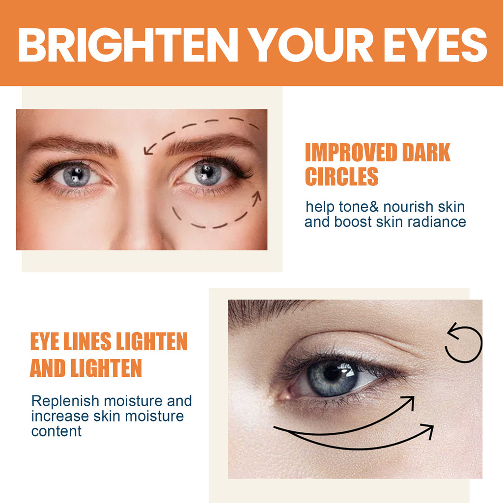 Revive Glow Vitamin C Eye Balm, Hydrating Eye Cream, Glow Eye Balm Stick, Brightening and Reducing Dark Circle, Reduces Puffiness