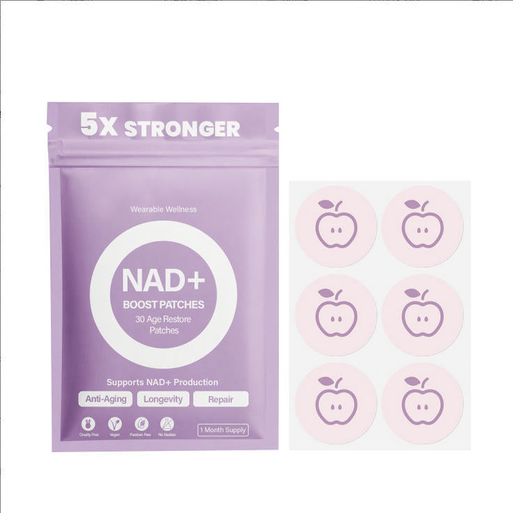Plant-Based NAD+ Patch Easy-to-Apply Vegan-Friendly