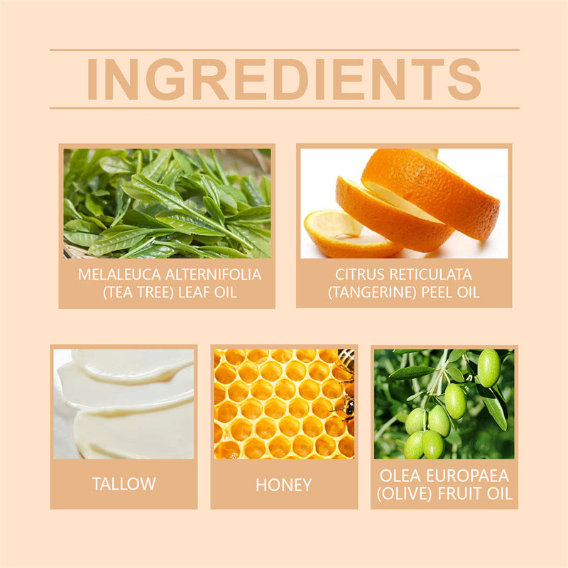 Organic Grass-Fed Beef Tallow Balm with Raw Honey - Natural Moisturizer (Unscented)