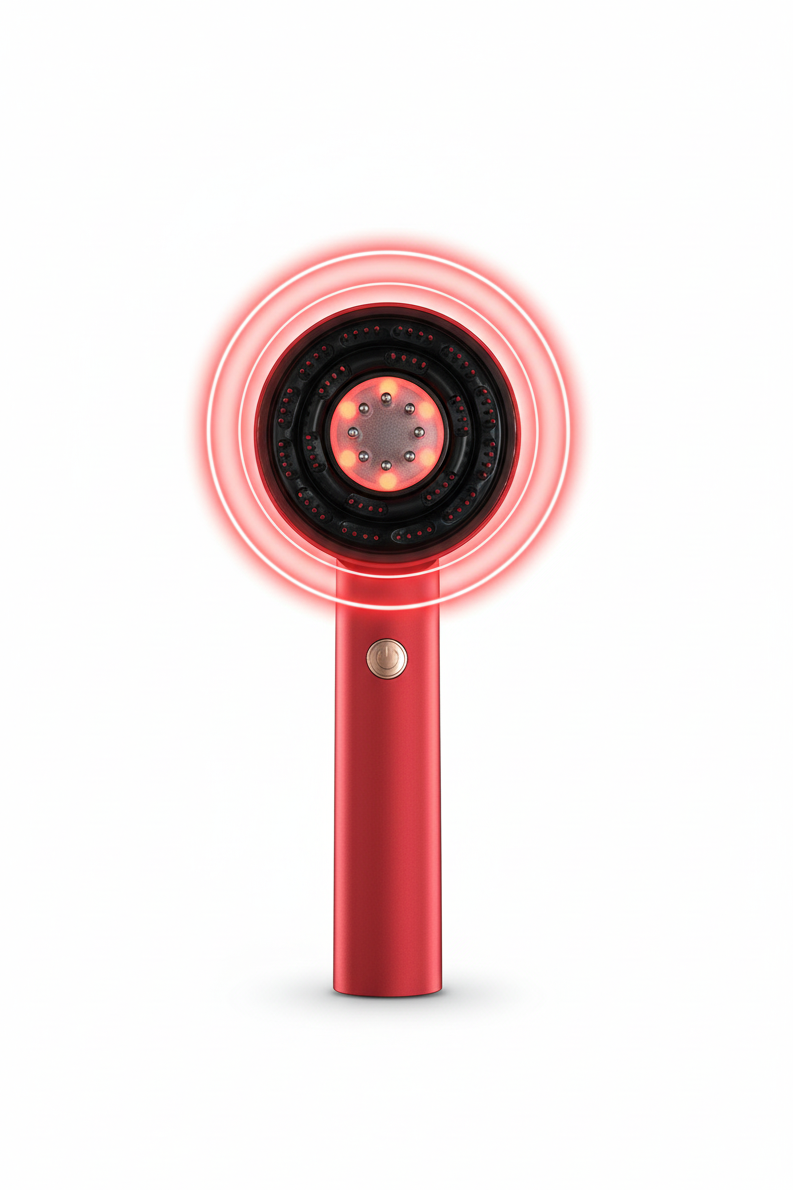 Advance Red Light Therapy Comb - Red Energy Rings