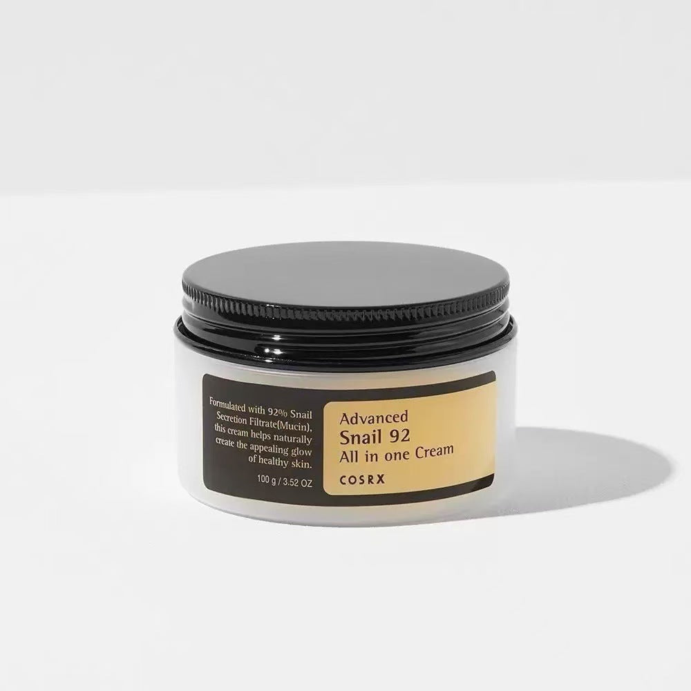 Advanced Snail 92 All in One Cream Korean Snail Mucin Face Cream for Dry Sensitive and Anti Aging Skin, Daily Soothing and Moisturising Cream