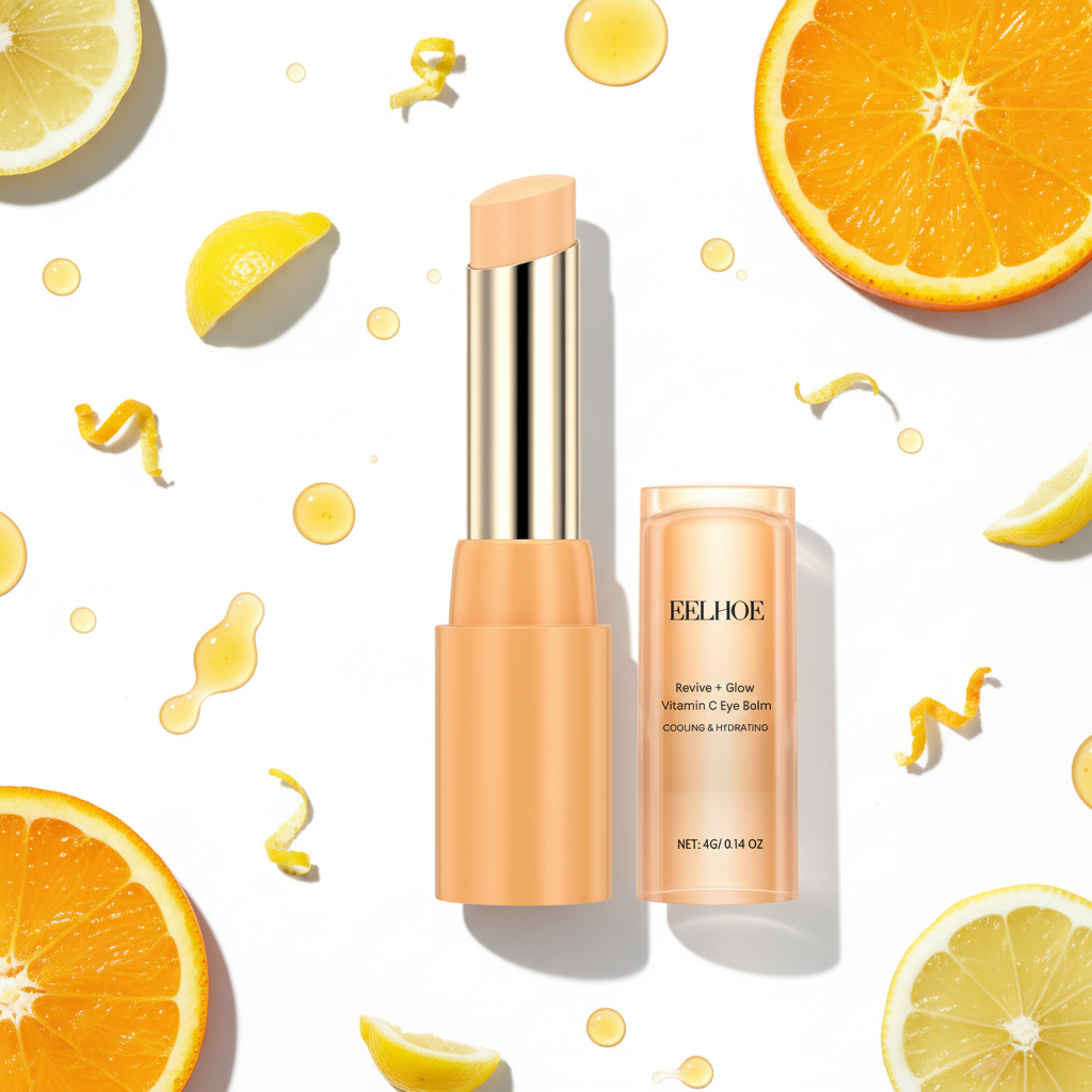 Eye cream stick with vitamin C elements