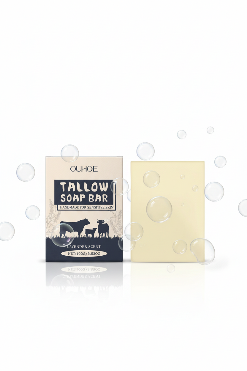Herbal beef tallow Moisturizing soap - Bubbles