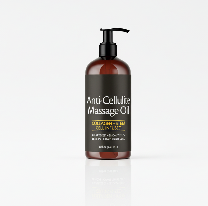 Anti Cellulite Massage Oil Body, Firming Body Massage Oil for Full Body