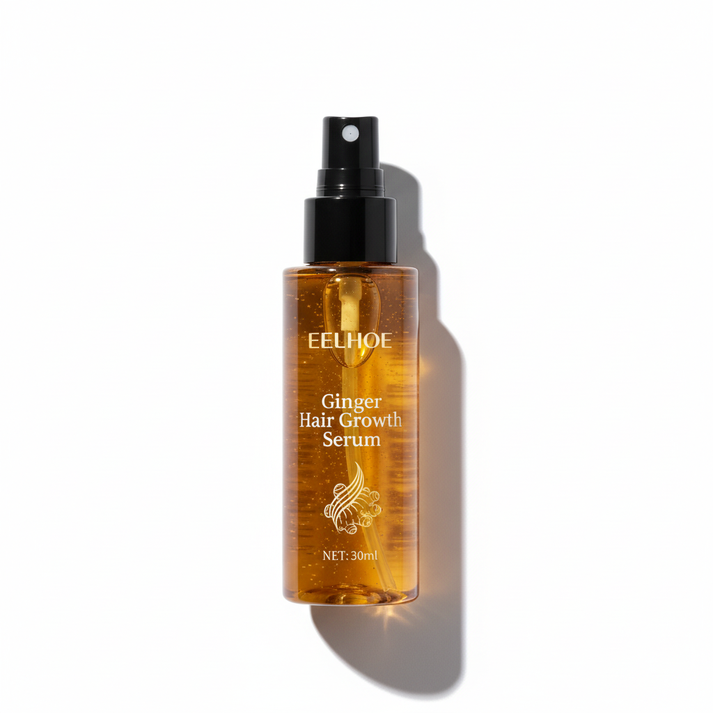 Biotin Hair Growth Serum Spray, Thickening Herbal Serum with Ginger Root Oil